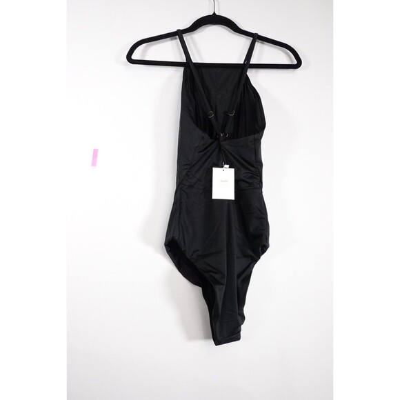 Andie One Piece Swimsuit Women's Medium Black The Ashbury AO260 Crisscross Back - Picture 3 of 8